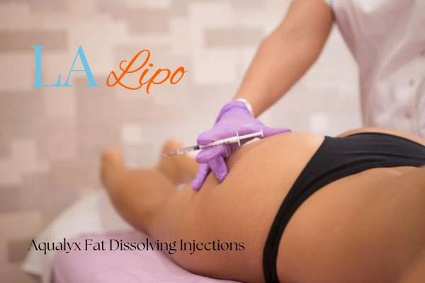 Woman having fat dissolving injections Willesden Green on thighs