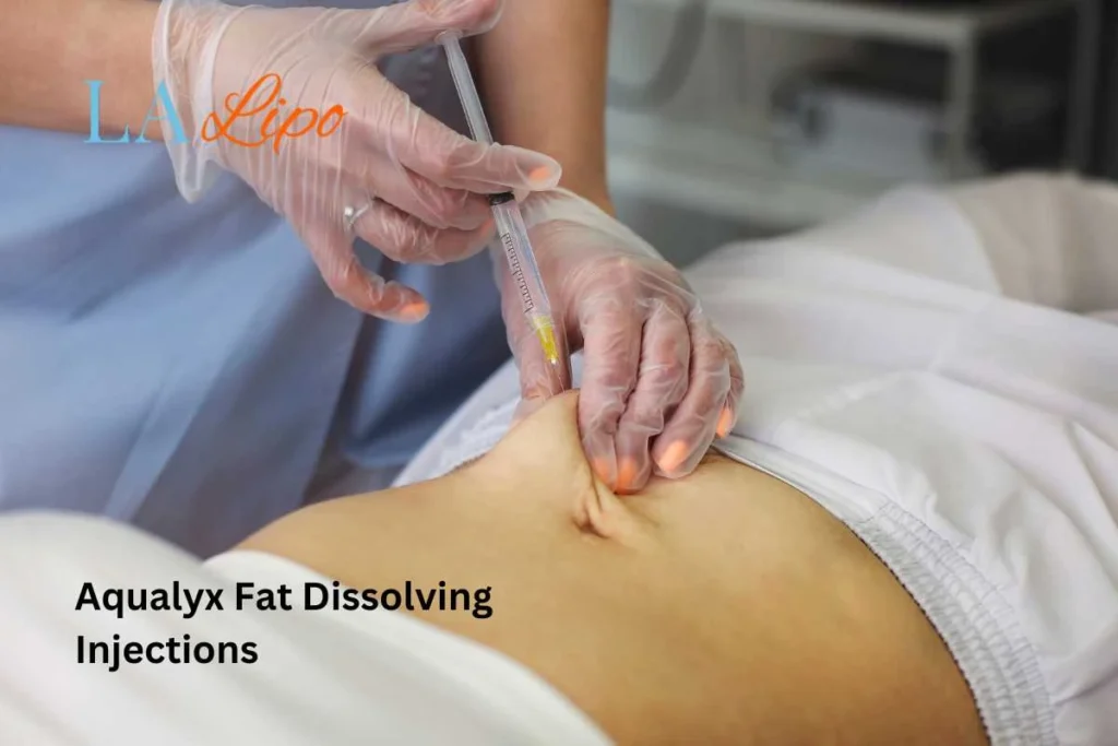 woman having fat dissolving injections Willesden Green in the stomach