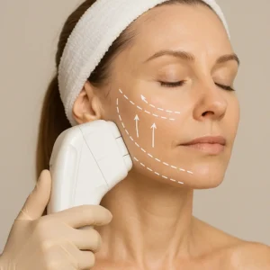 Woman having HI-FU to reduce wrinkles call LA LIPO Willesden Green Now!