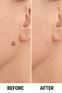 Skin tags removal Willesden Green before and after