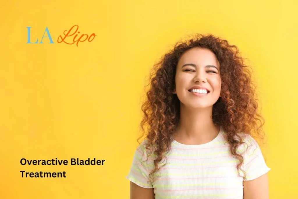 woman smiling about overactive bladder treatment Willesden Green solutions